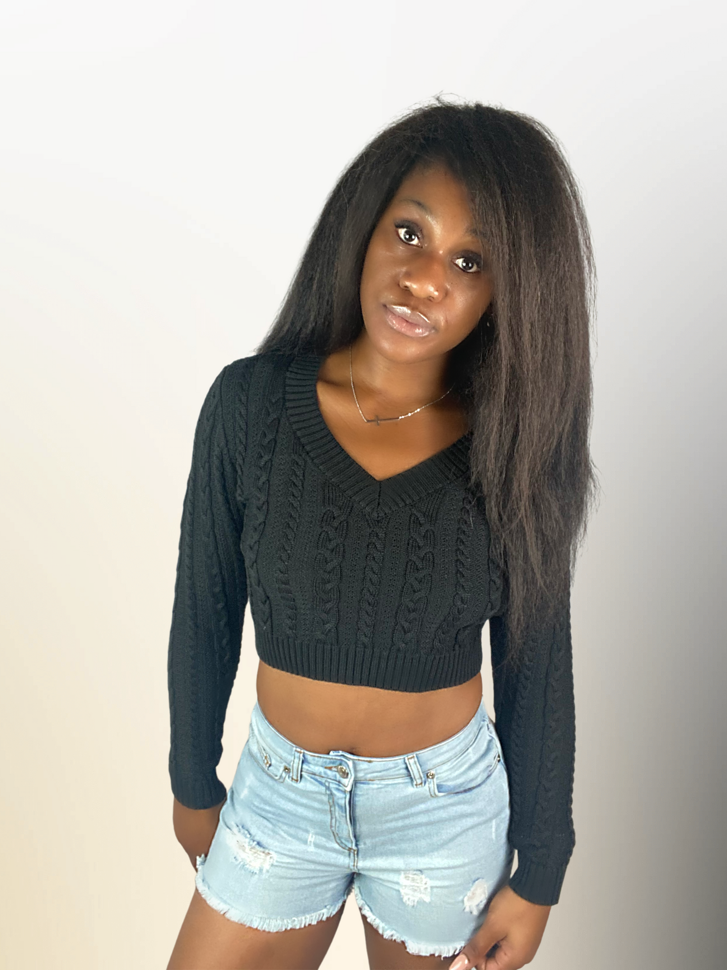 Long Sleeve Crop Top