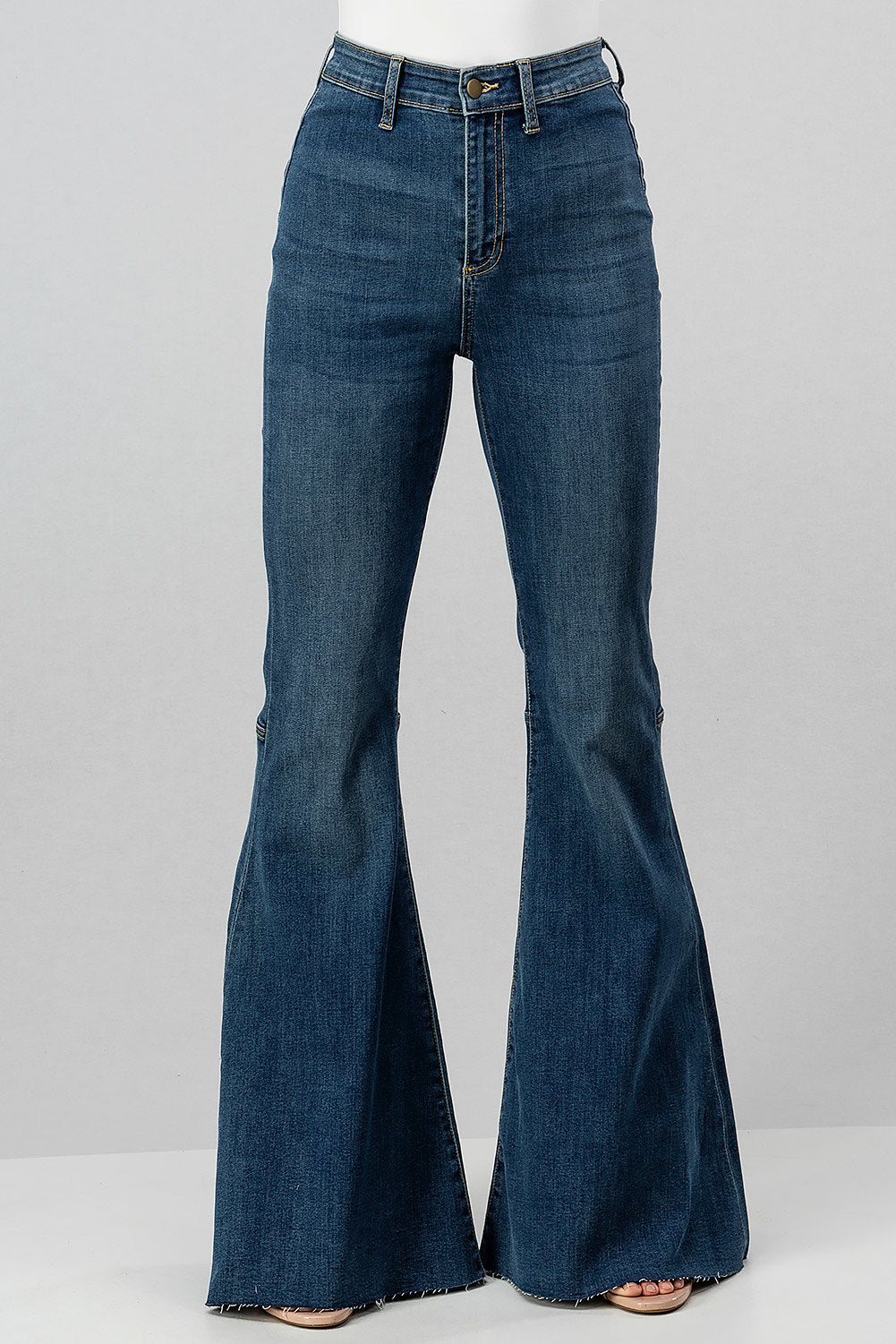 Denim Boot cut Wide Leg Jeans