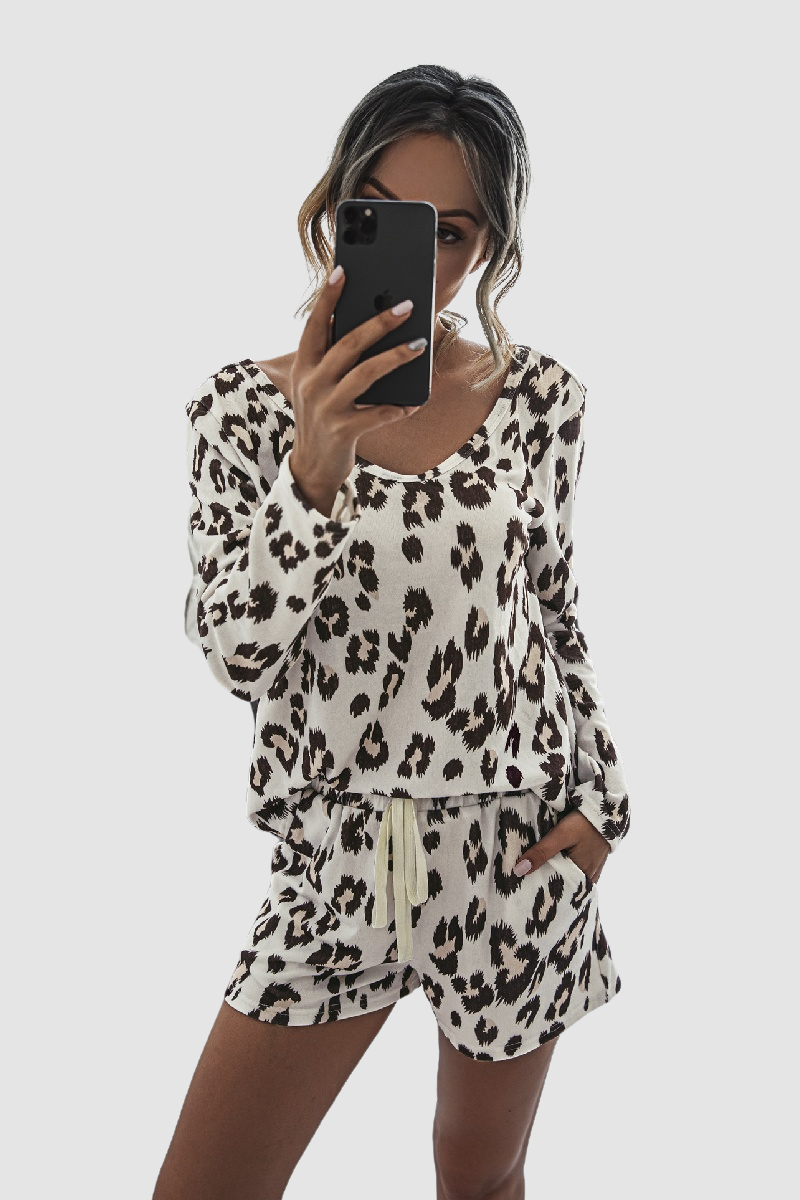 Long sleeve Leopard Top