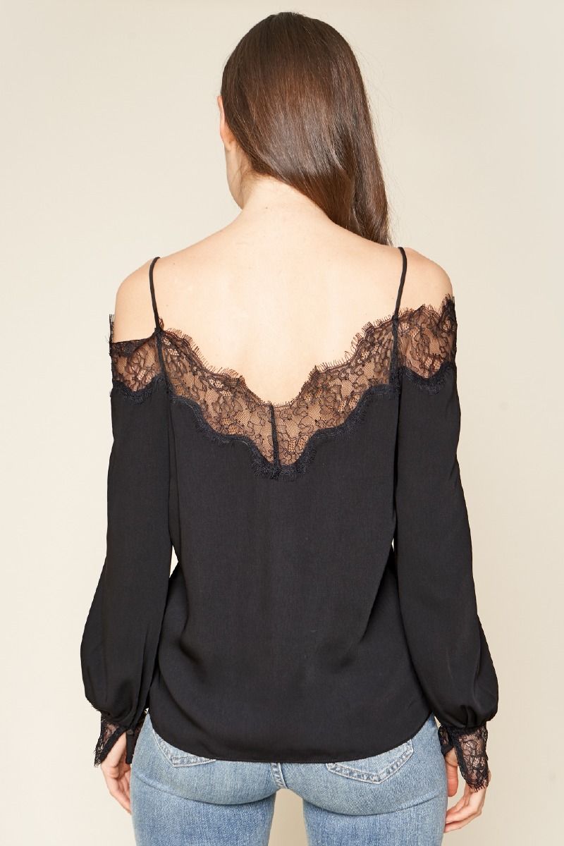 Lace Trim Blouse